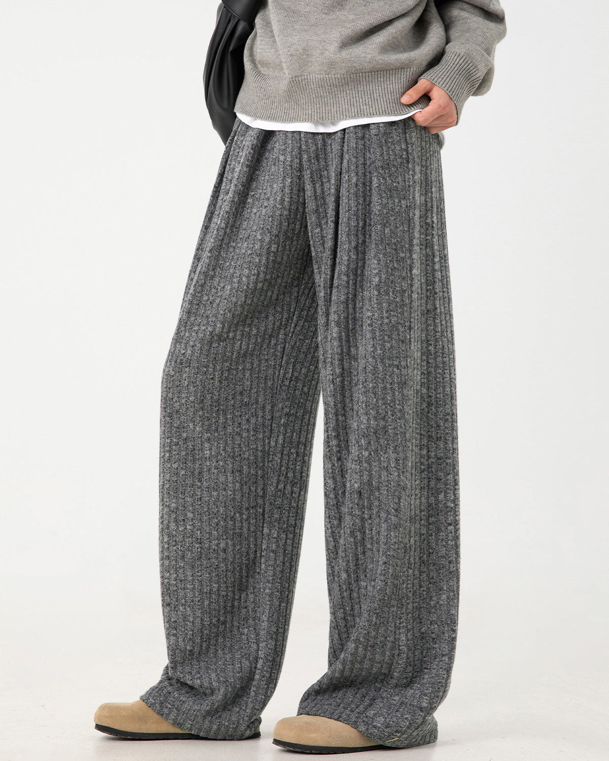 The Drape Texture Fleece Byxor