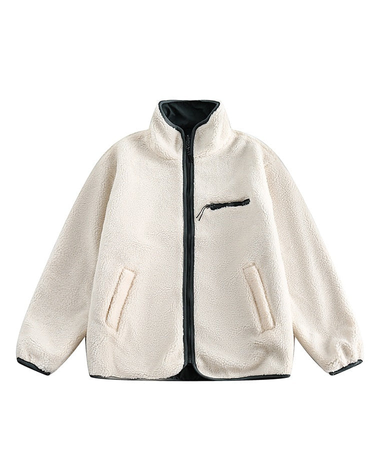 The Reversible Shearline Padded Coat Jacket