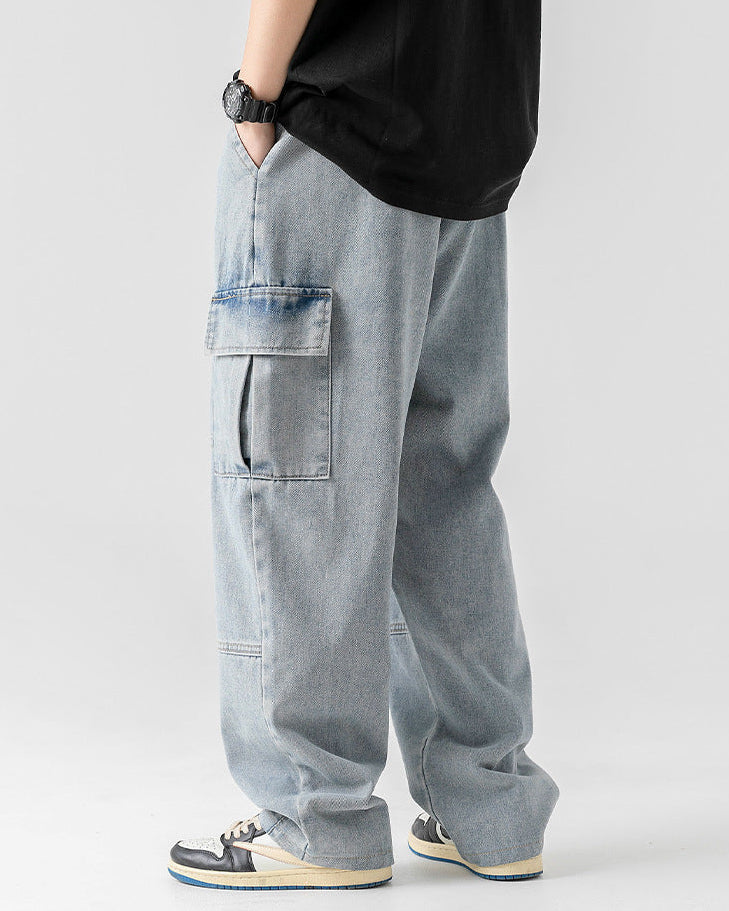 The Arden Tvättad Utility Denim Jeans