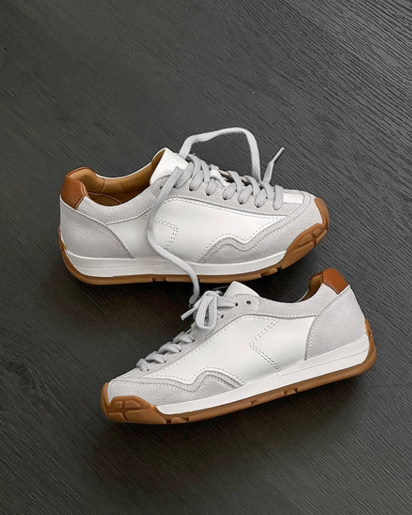 Retro 1998 Sport Sneakers i läder