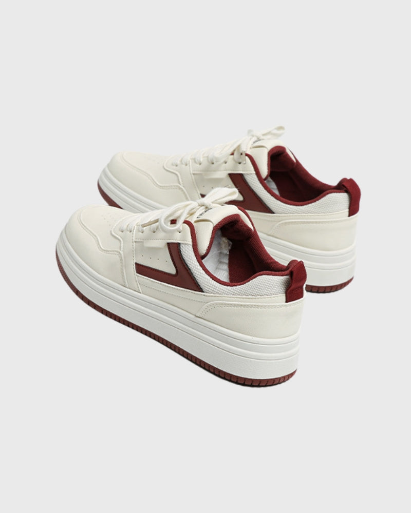 Sneakers med låga blad