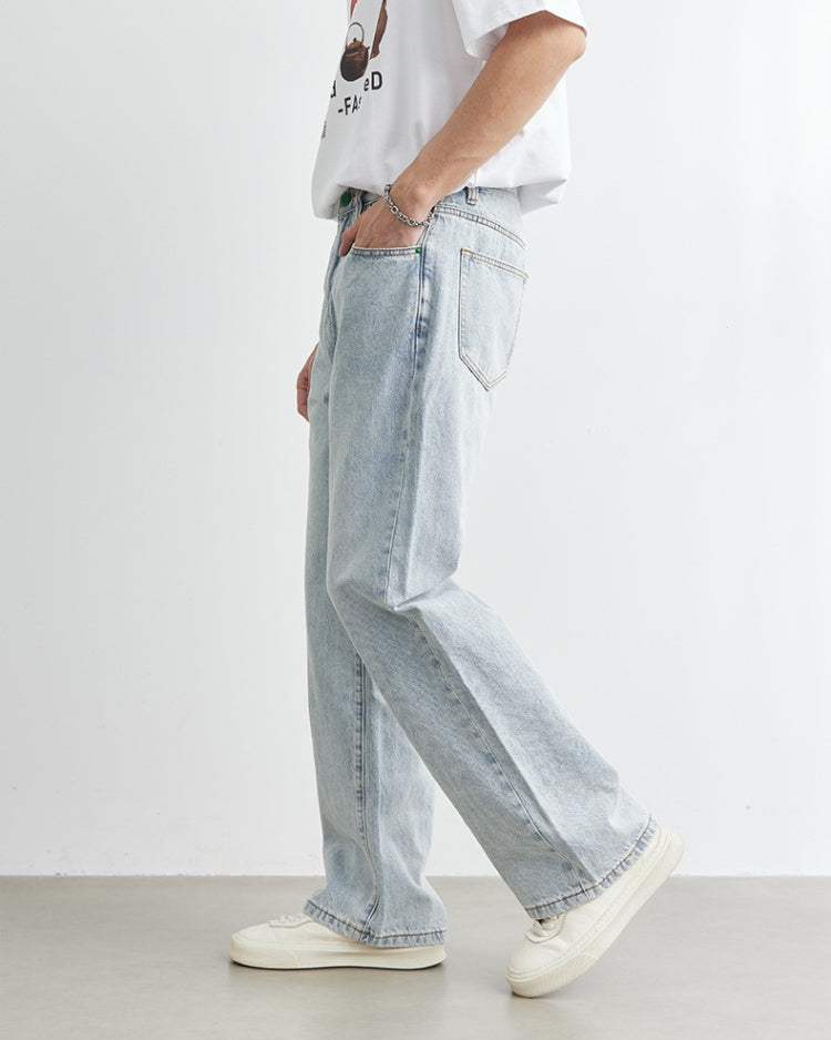 Soft Stone 5-ficks jeans i rak denim