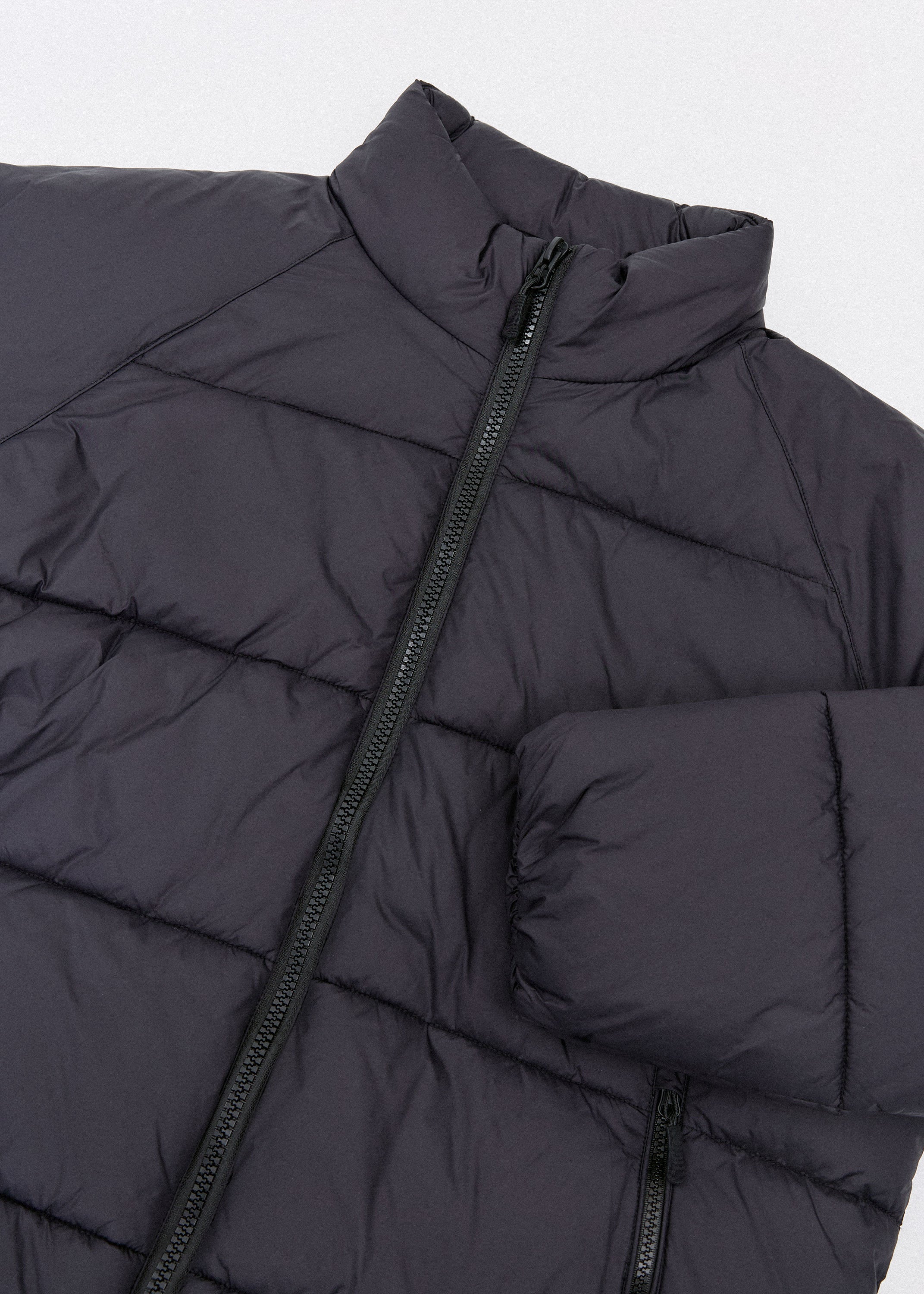 BASIC QUILTED JACKET svart