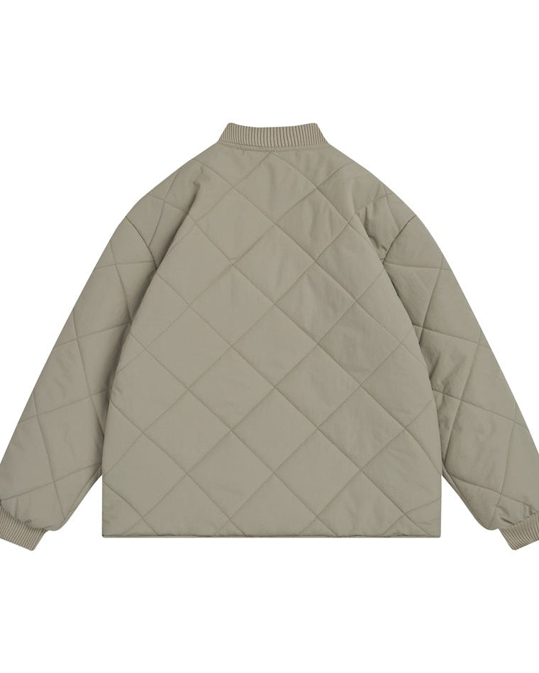 The Bastien Diamond Plaid Cotton Jacket