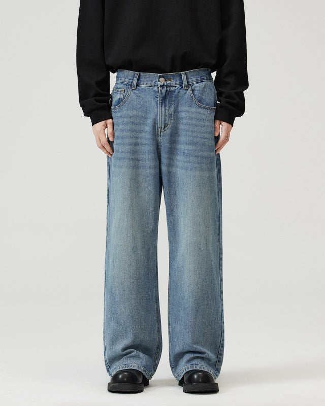 Solen Washed Straight Jeans