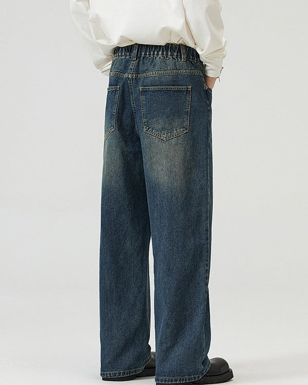 Solen Washed Straight Jeans