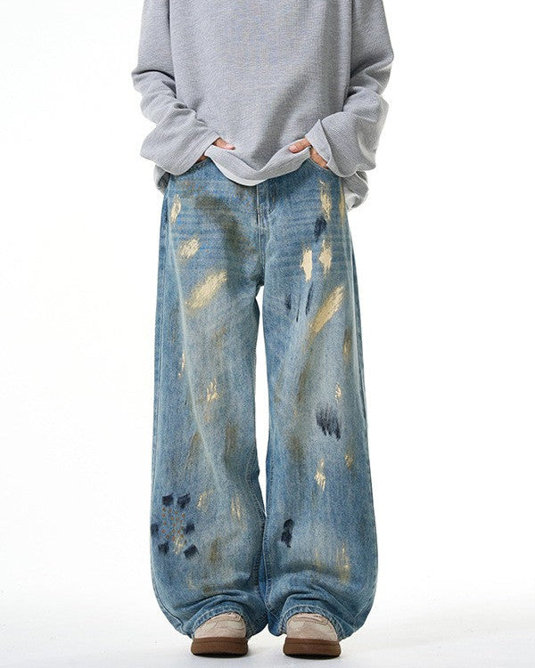 The Mercer Paint Splash Jeans