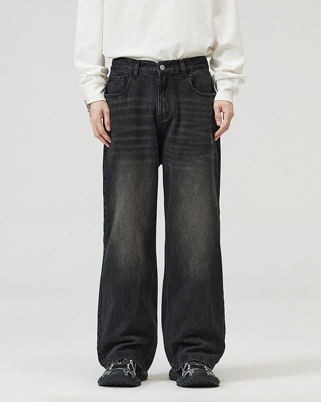 Solen Washed Straight Jeans