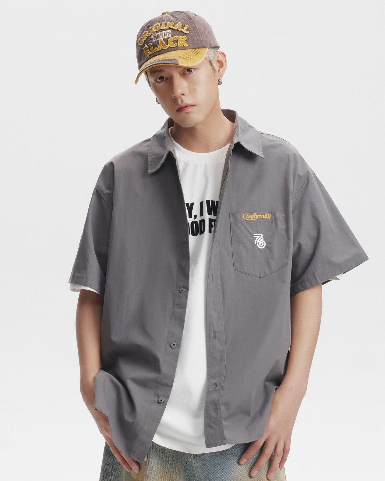 The Meridian Stitch Kortärmad Skjorta