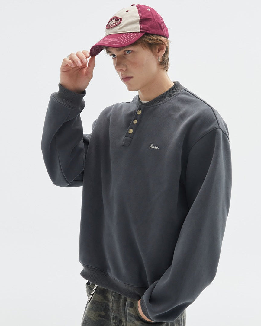 The Harborline Knit Henley Sweater