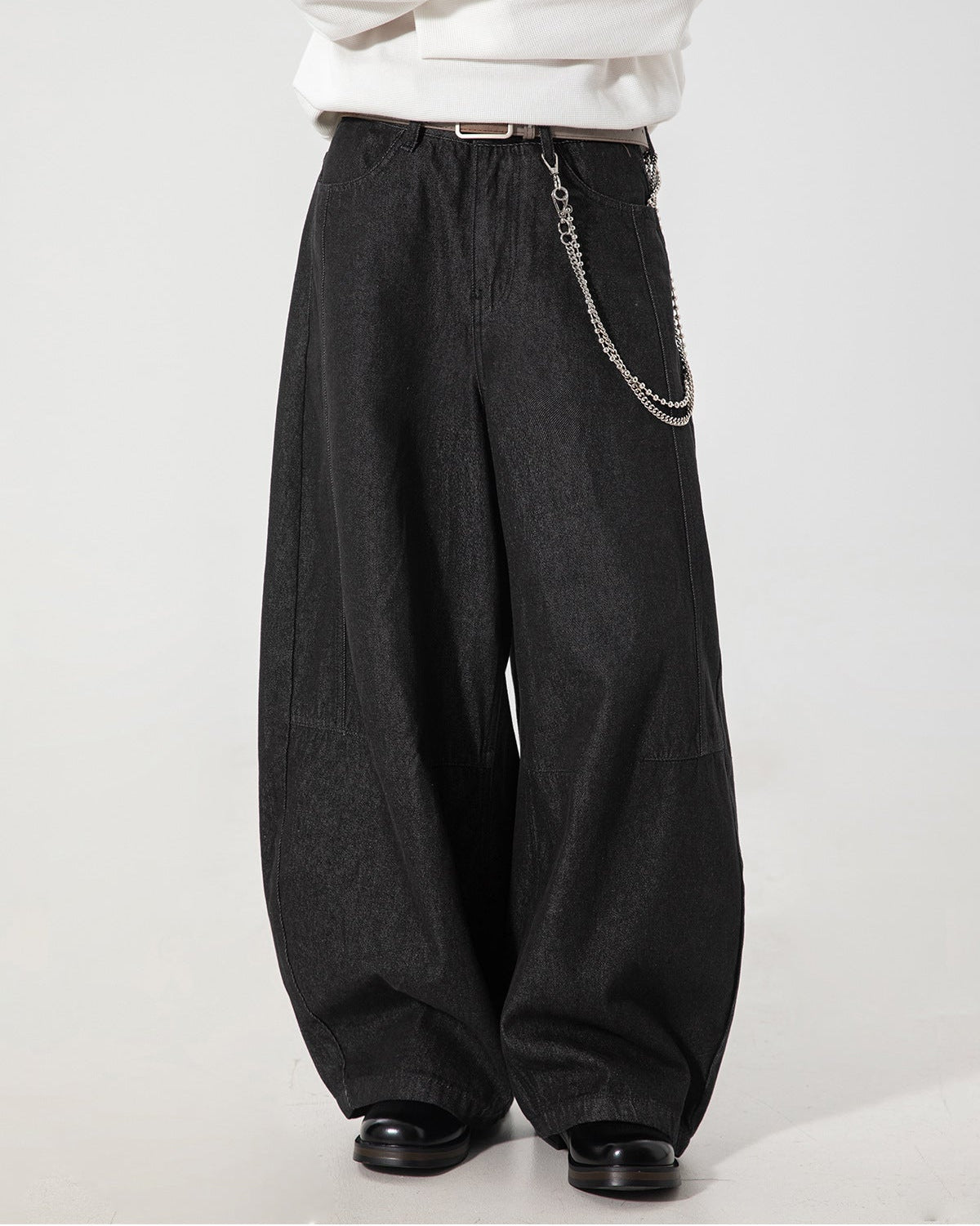 Rawline Geniş Paça Yırtmaçlı Denim Kot