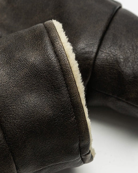 The Frostbound PU Padded Coat