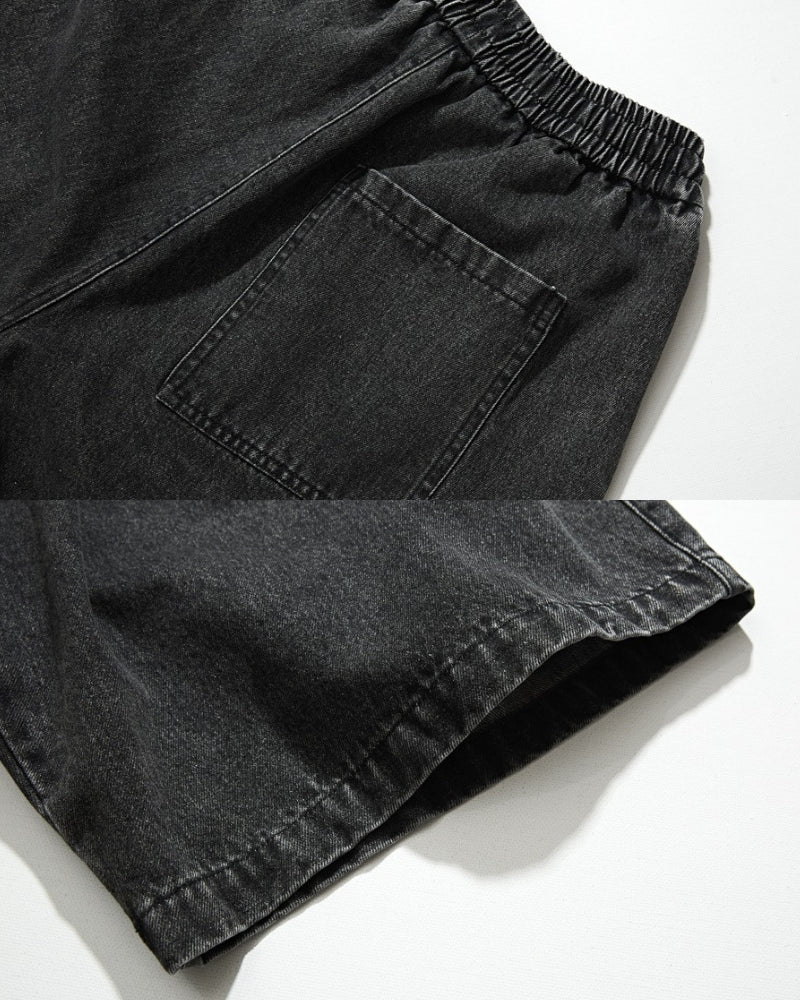 Rahat Kesimli Elastik Bantlı İpli Şort