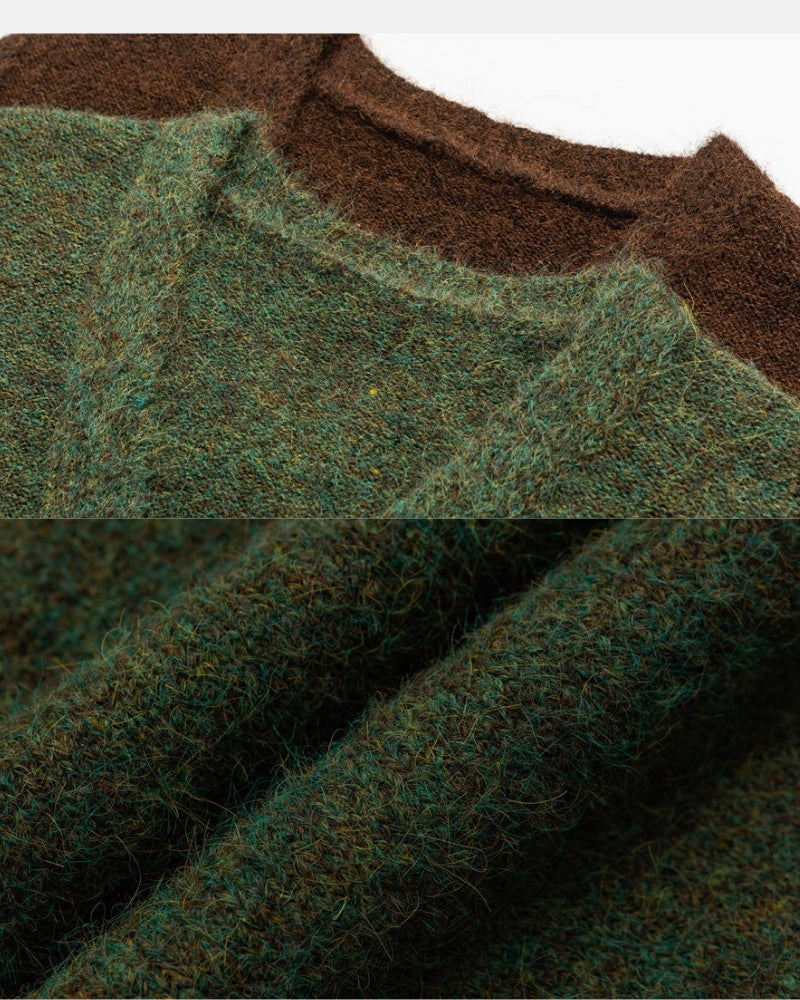 Yün Karışımı Dokulu Örgü Düğmeli Kolsuz Yelek