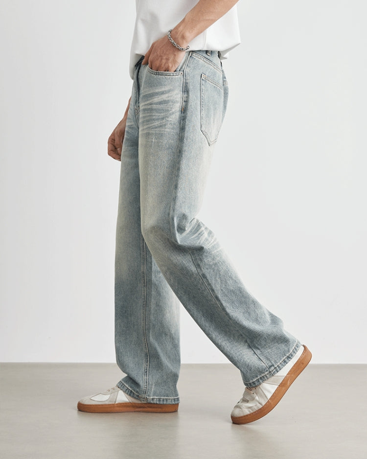 Vintage Yıkama Rahat Fit Jeans 0.3