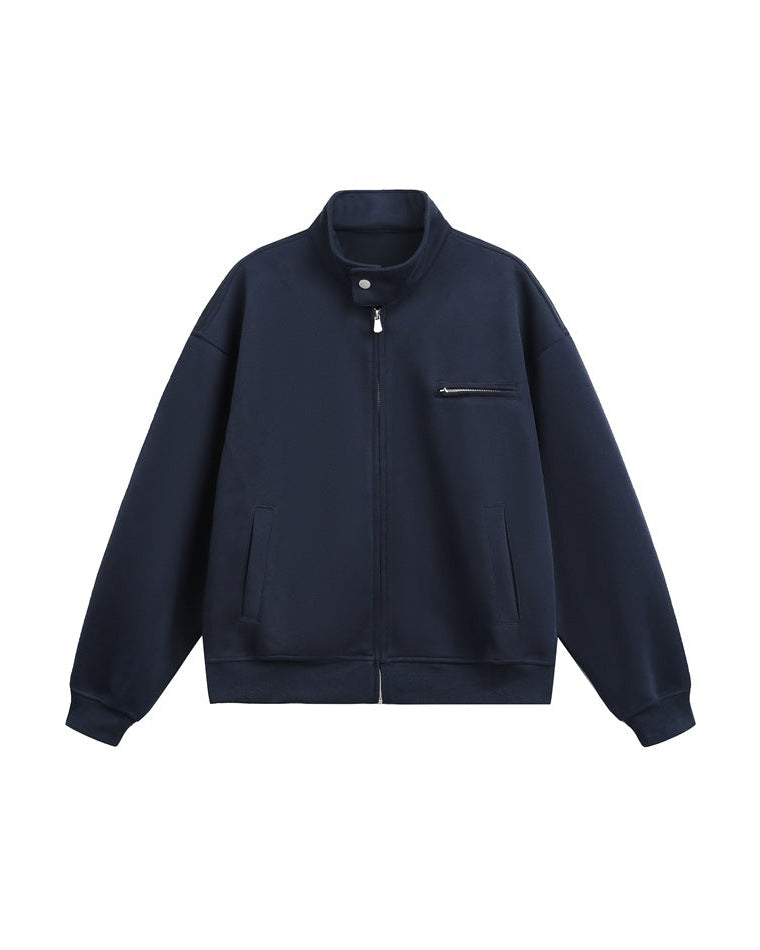 The Structured Cleanfit Stand Collar Jacket