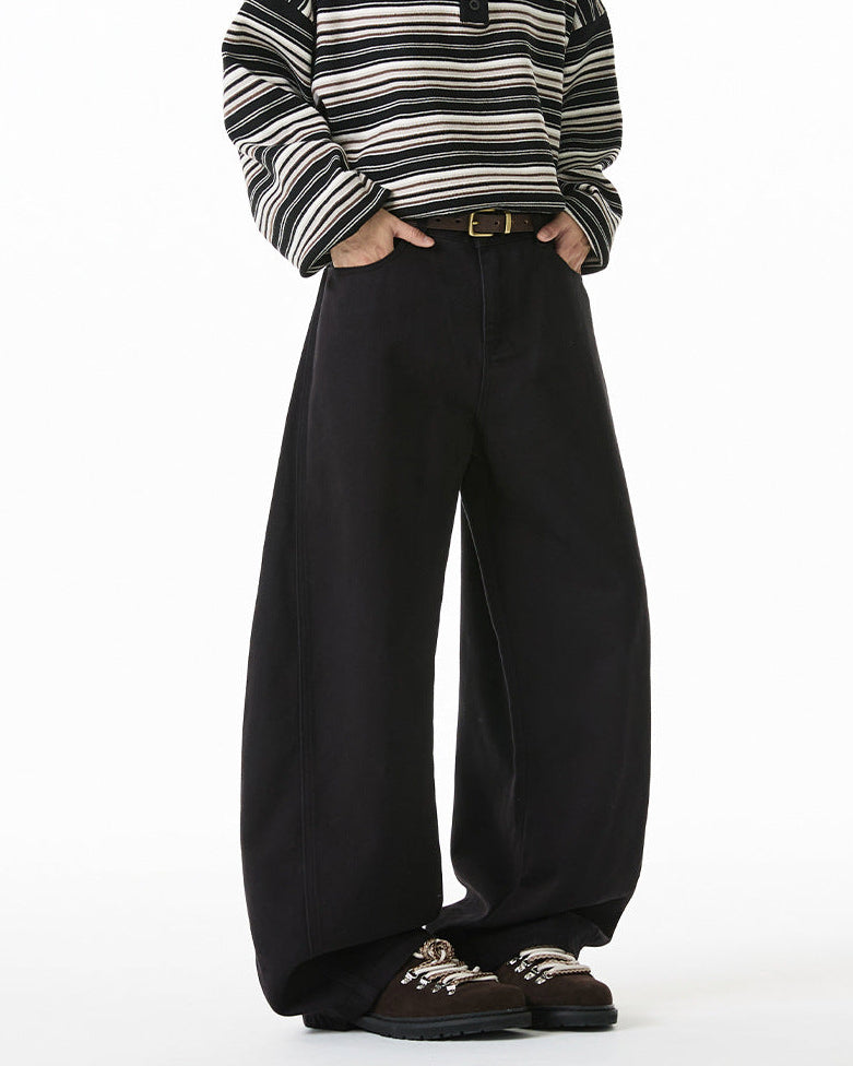 輪廓分割棉牛仔褲