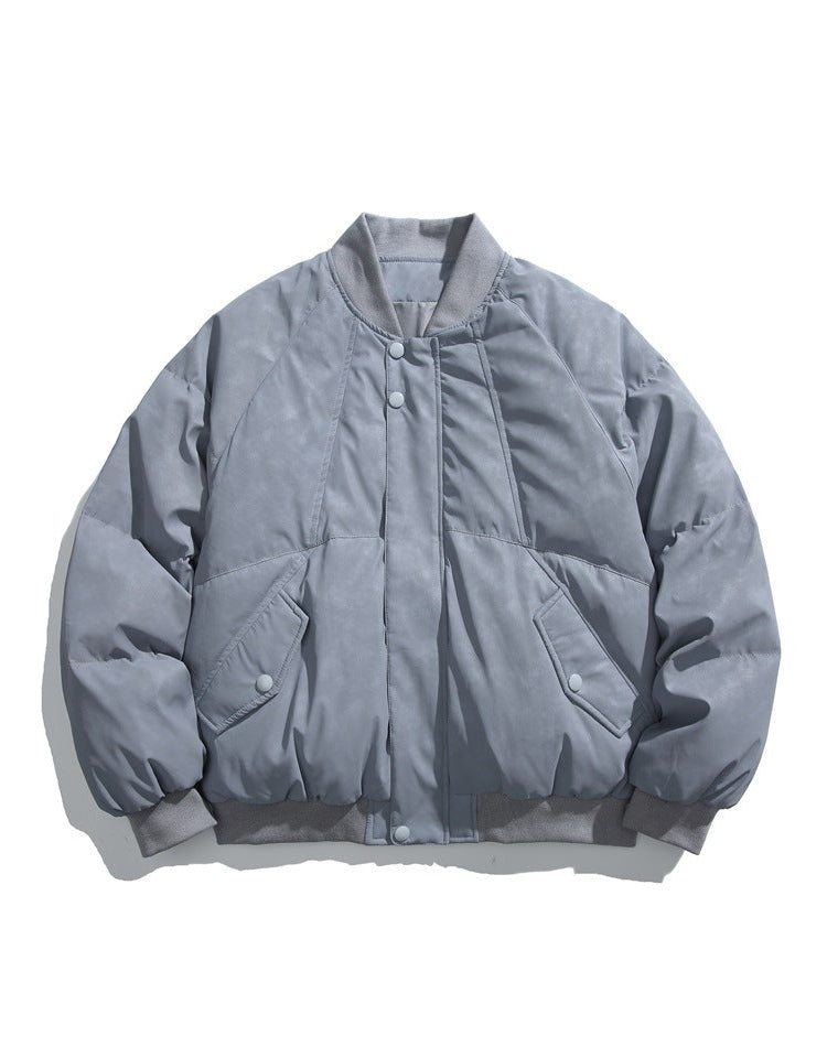 The Aurora Leather-Trim Down Jacket