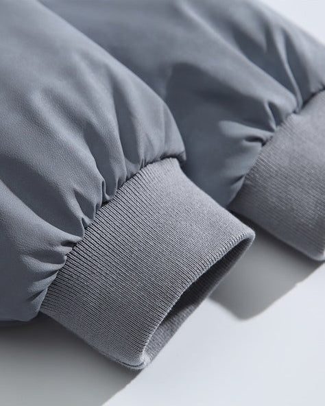 The Aurora Leather-Trim Down Jacket