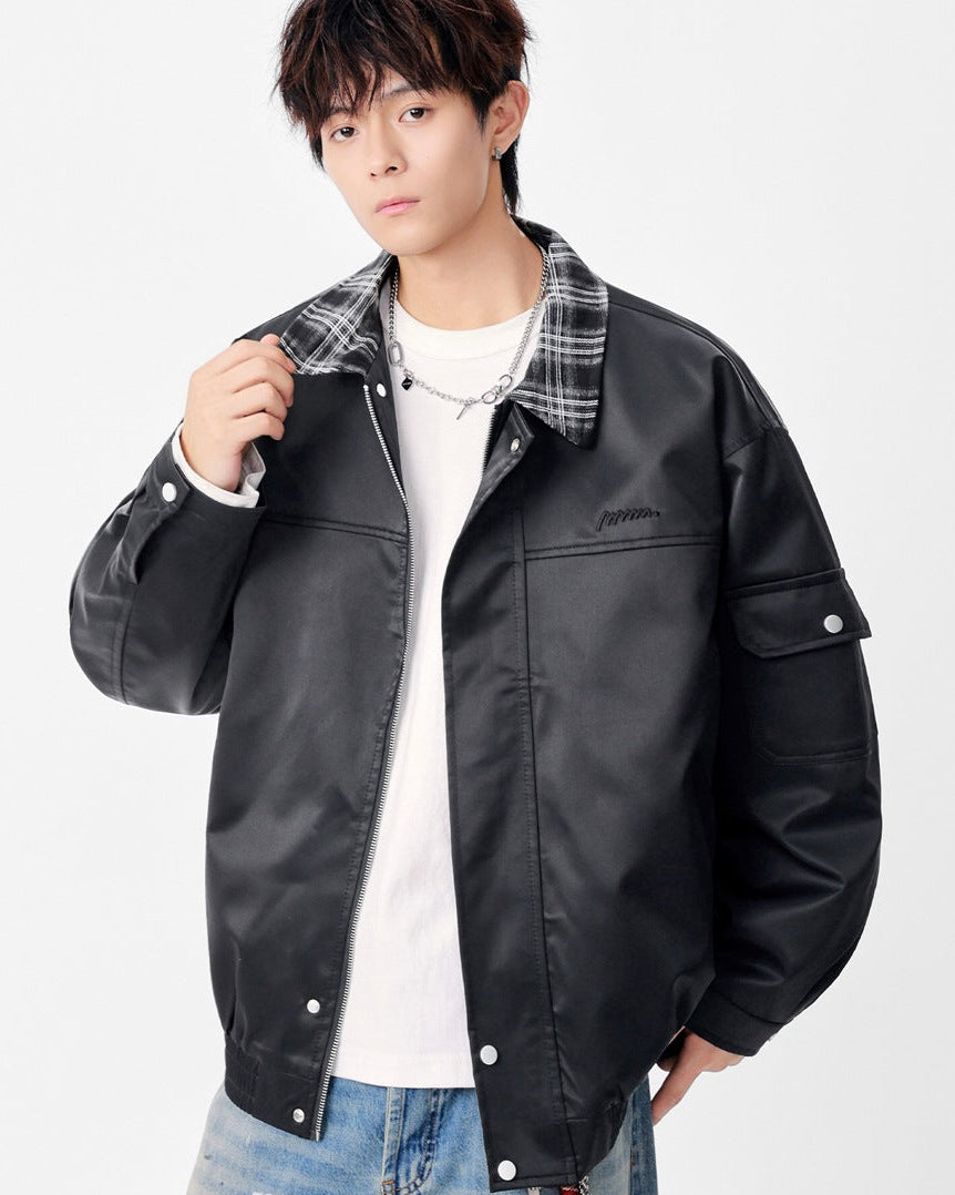 The Voyager PU Leather Jacket
