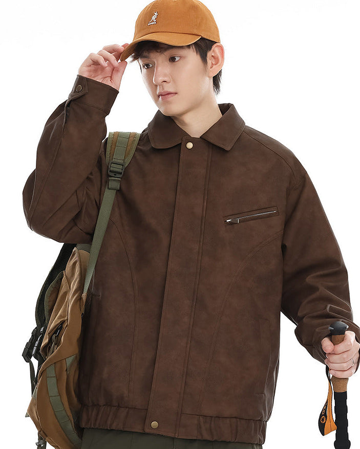 The Raventon Urban PU Leather Jacket