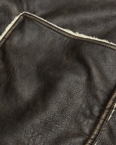 The Frostbound PU Padded Coat