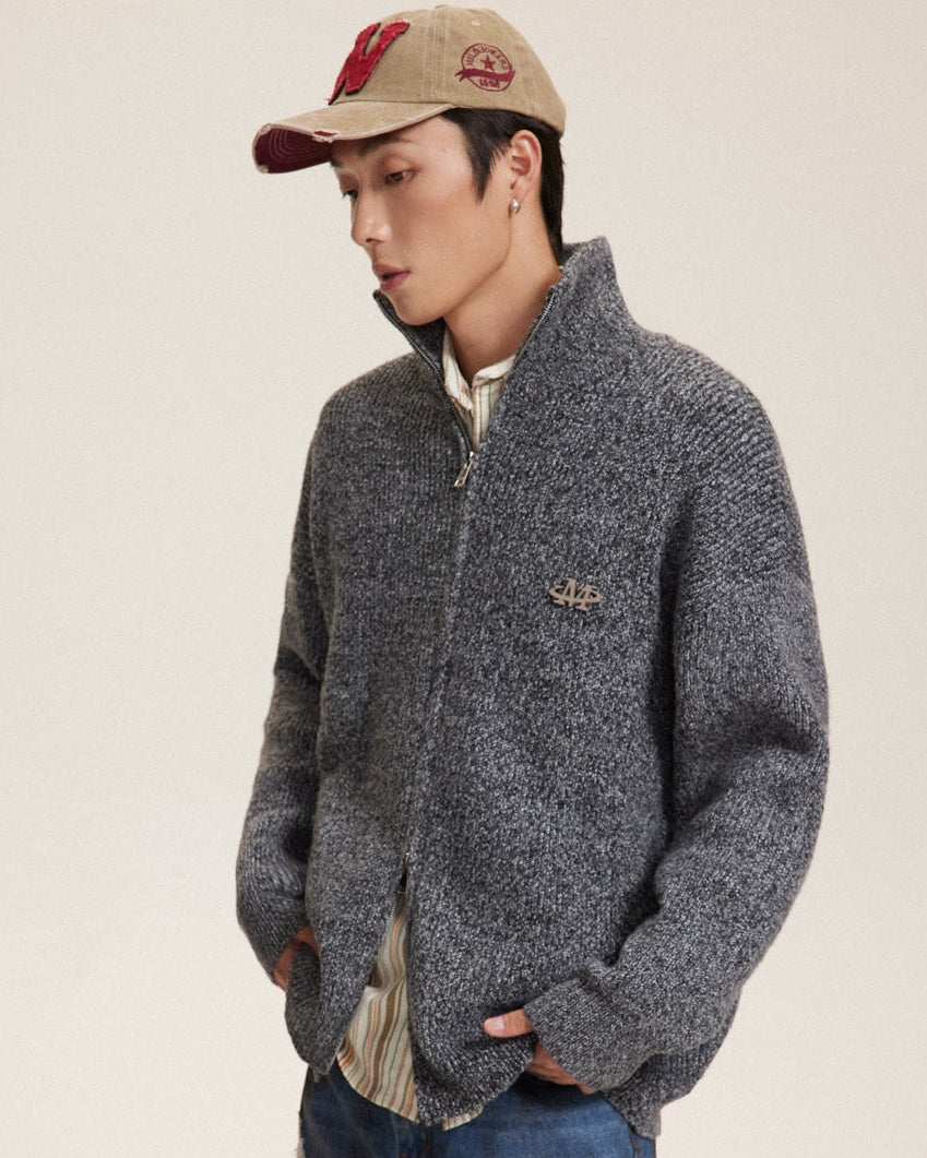 The Urban Edge Zipper Cardigan