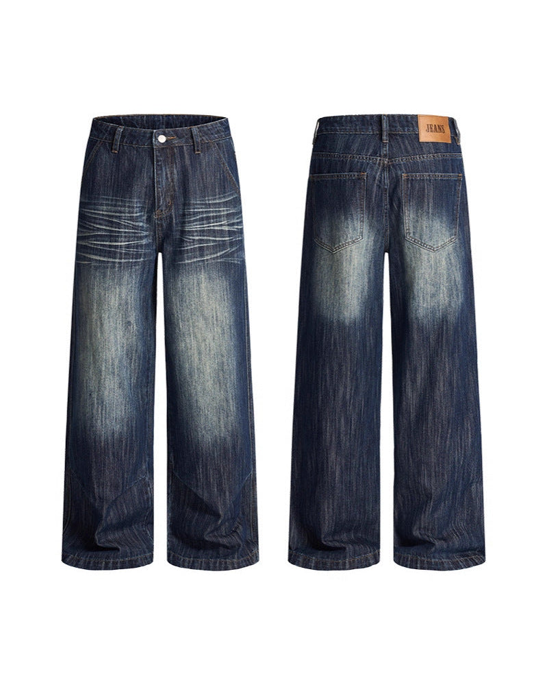 The Whisper Fade Pleated Jeans