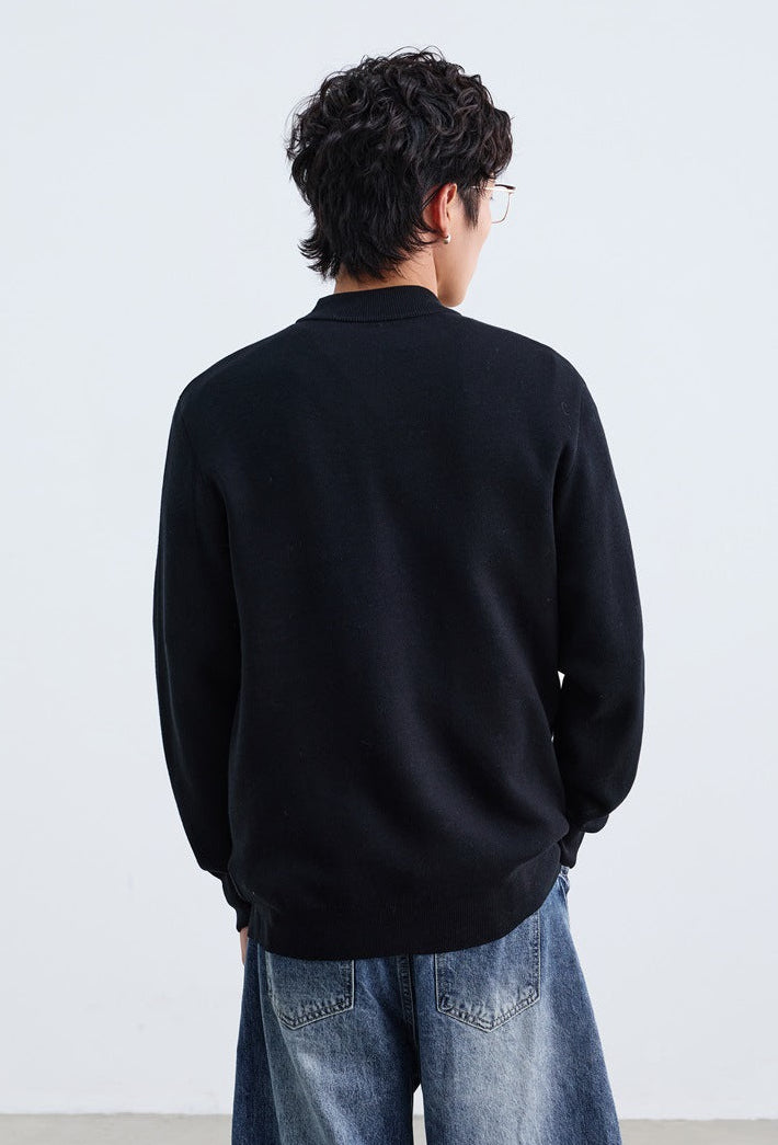 The Everest Panelled Crew Knit Sweater