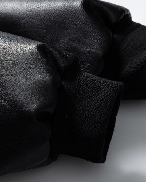 The Aurora PU Down Jacket