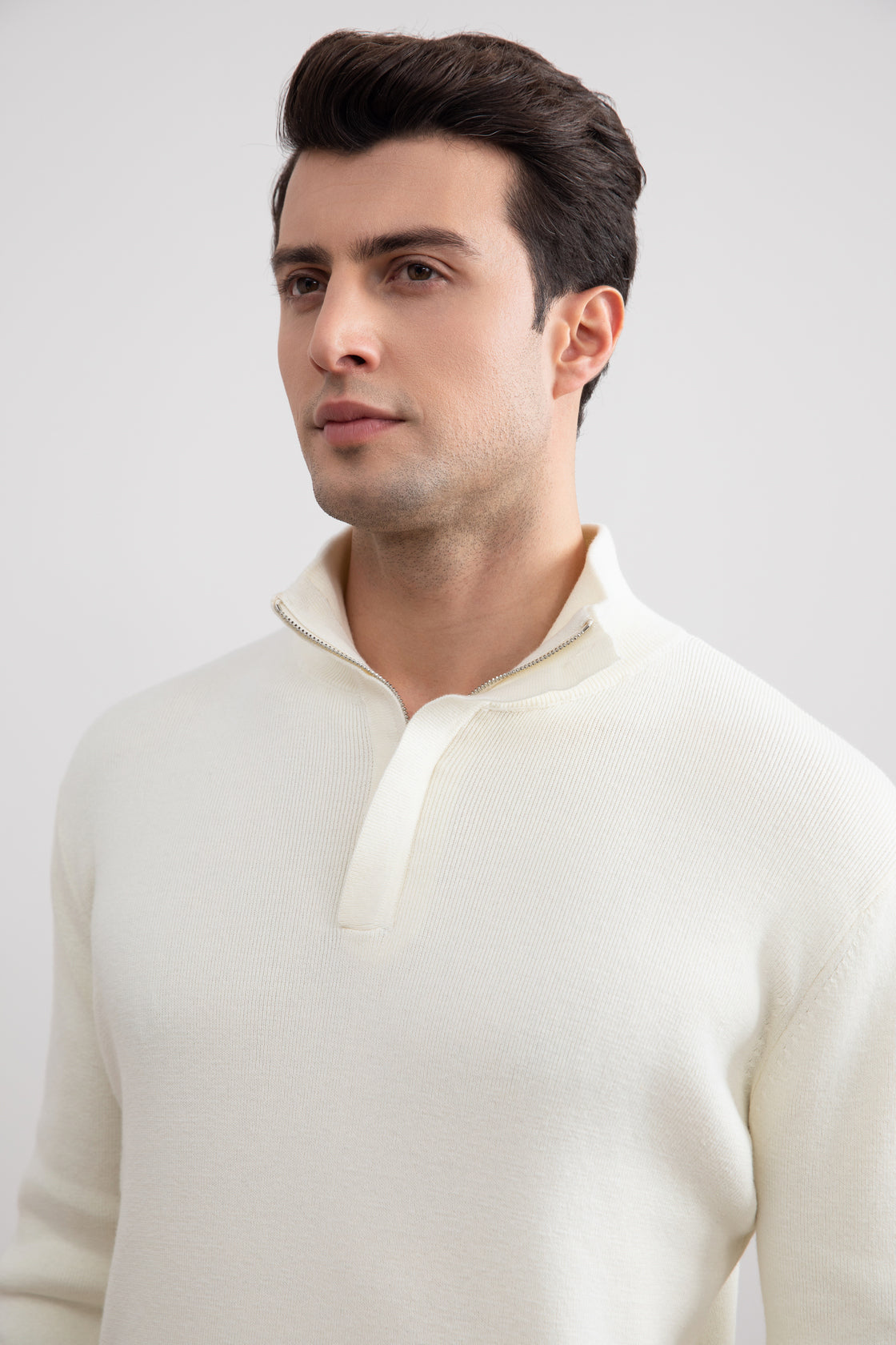 سترة بنما Half-Zip برقبة جورب برقبة Half-Zip