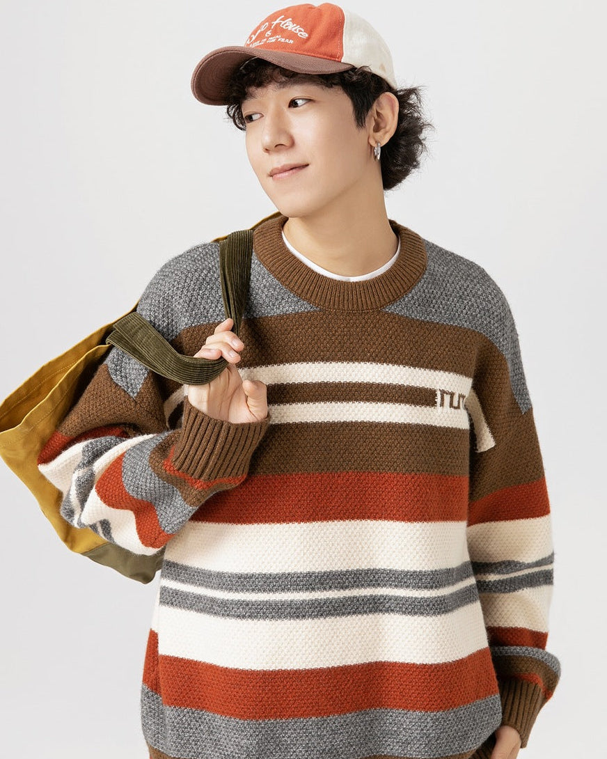 The Windward Stripe Crew Sweater