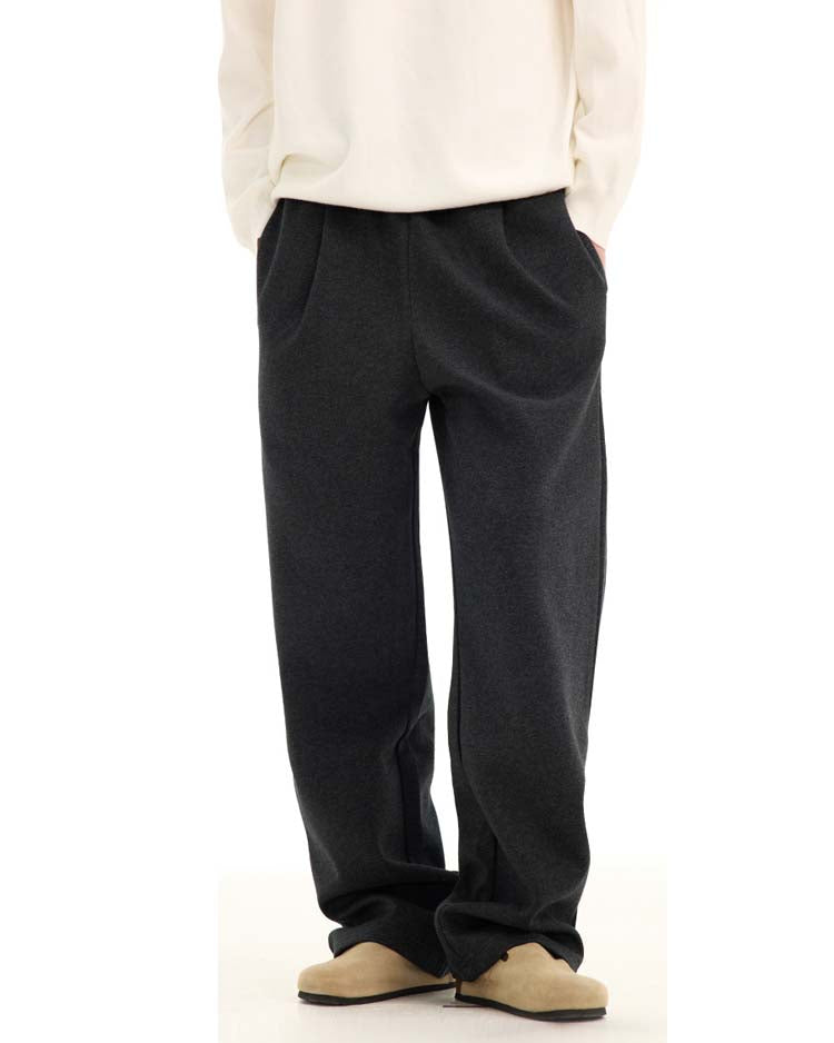 The Airlume Knit Straight Trousers