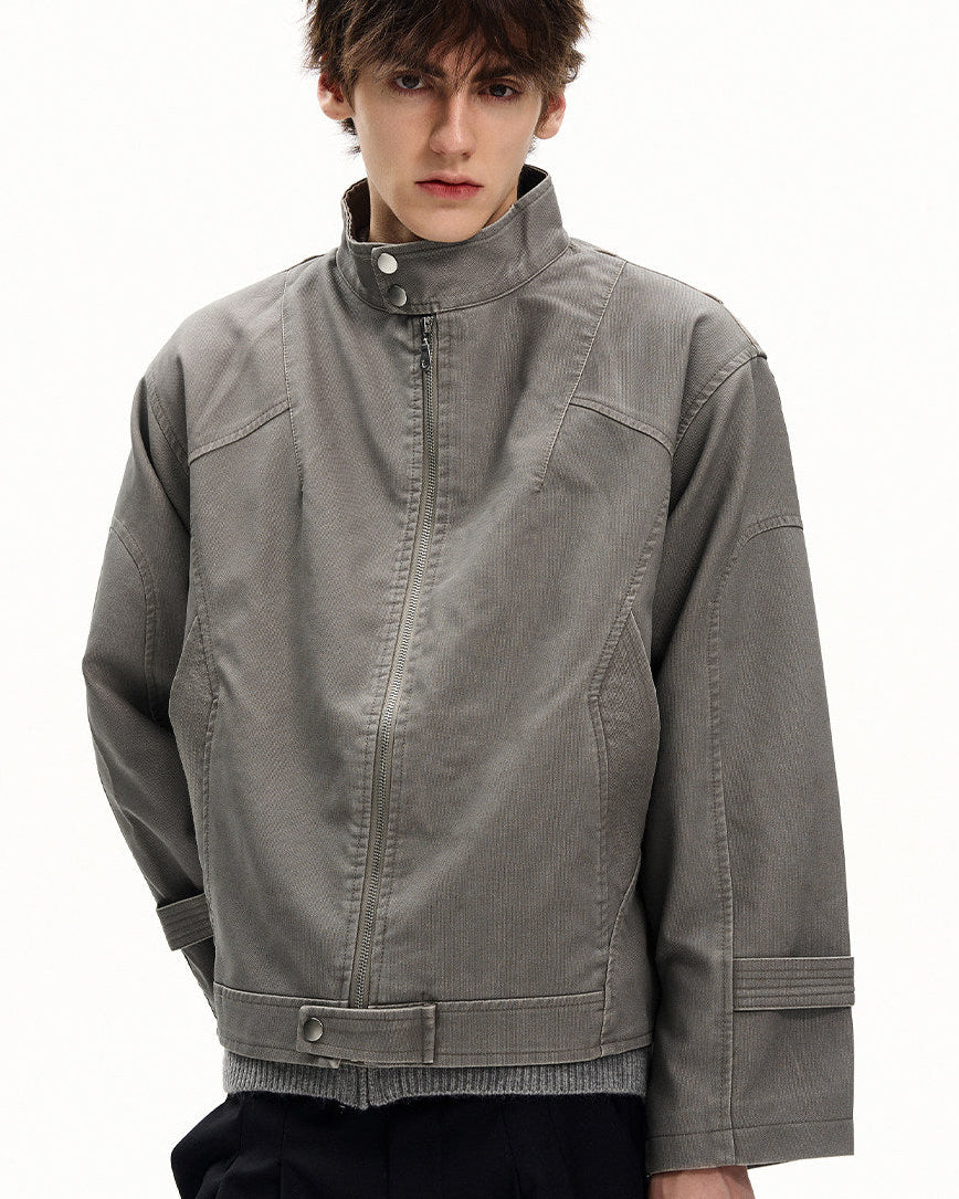 Lightweight Textured Cotton Jacket