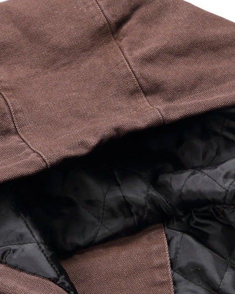 The Washed Full Zip Hooded Cardigan