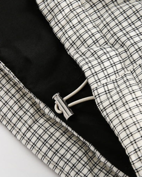 The Sierra Grid Hooded Coat