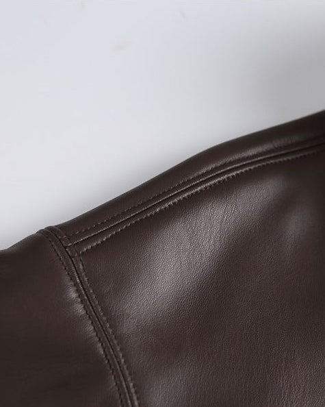 The Furline PU Winter Coat