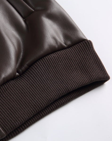 The Furline PU Winter Coat