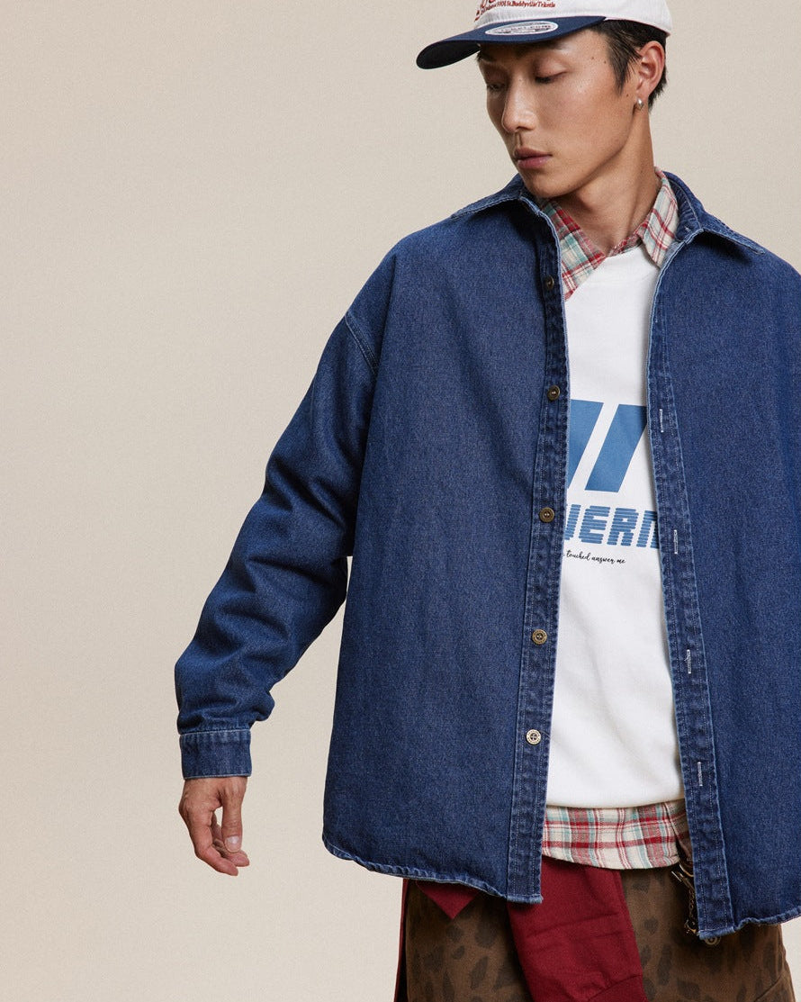 The Summit Indigo Overshirt