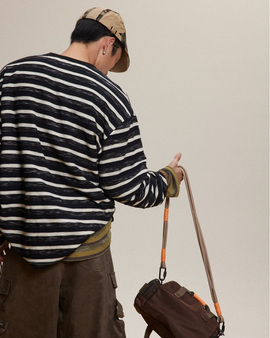 The Driftline Striped Knit Pullover Sweater