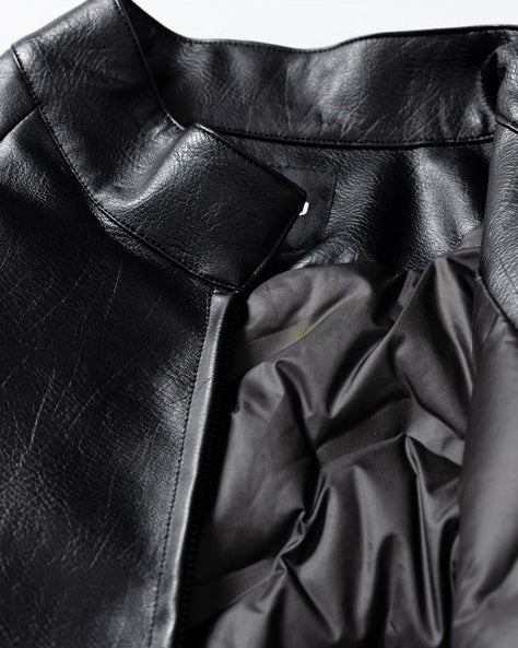 The Aurora PU Down Jacket