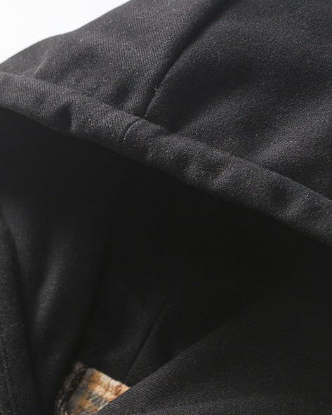 The Maillard Plaid Hood Jacket