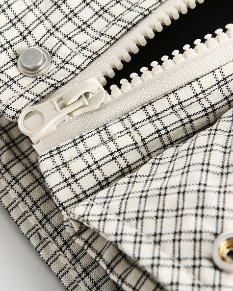 The Sierra Grid Hooded Coat