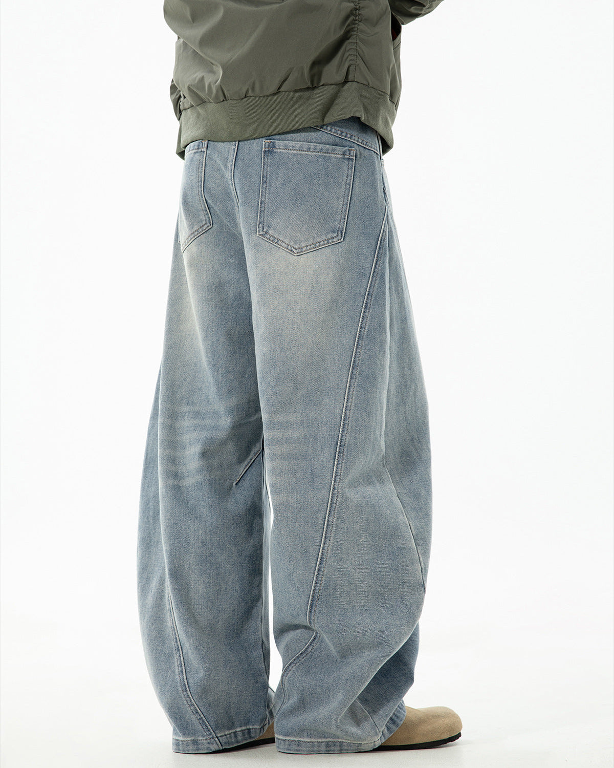 The Contour Washed Straight Jeans