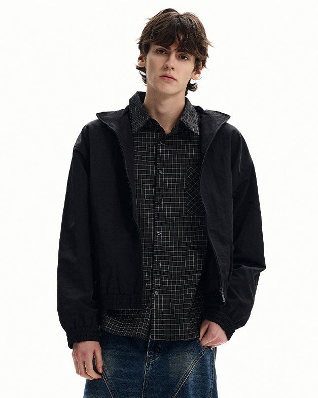 Windbreaker Nylon Zip Jacket