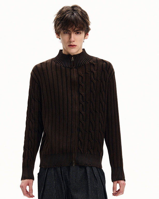 Meridian Knit Zip Cardigan