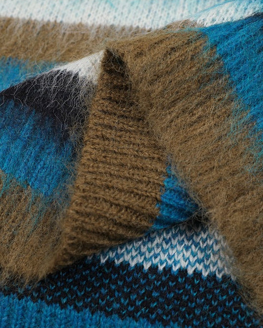 The Ridgeway Striped Knit Pullover Sweater