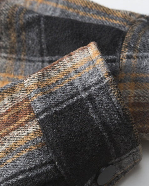 The Maillard Plaid Hood Jacket