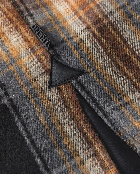 The Maillard Plaid Hood Jacket