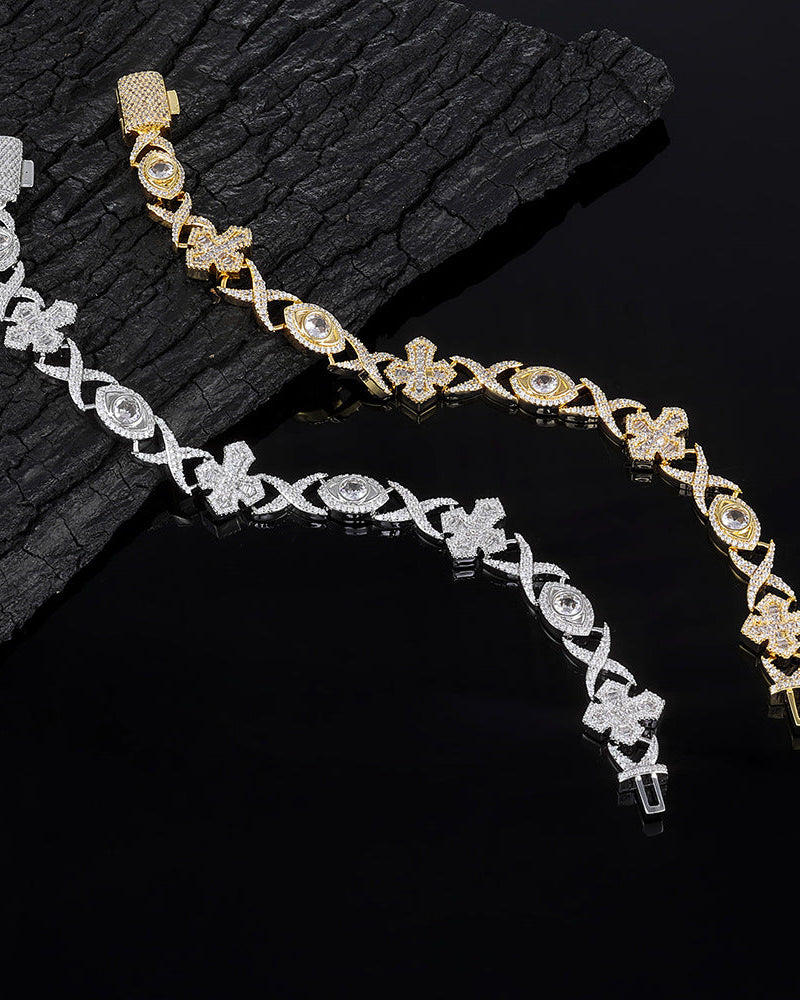 Signature Iced Icon Link Bracelet